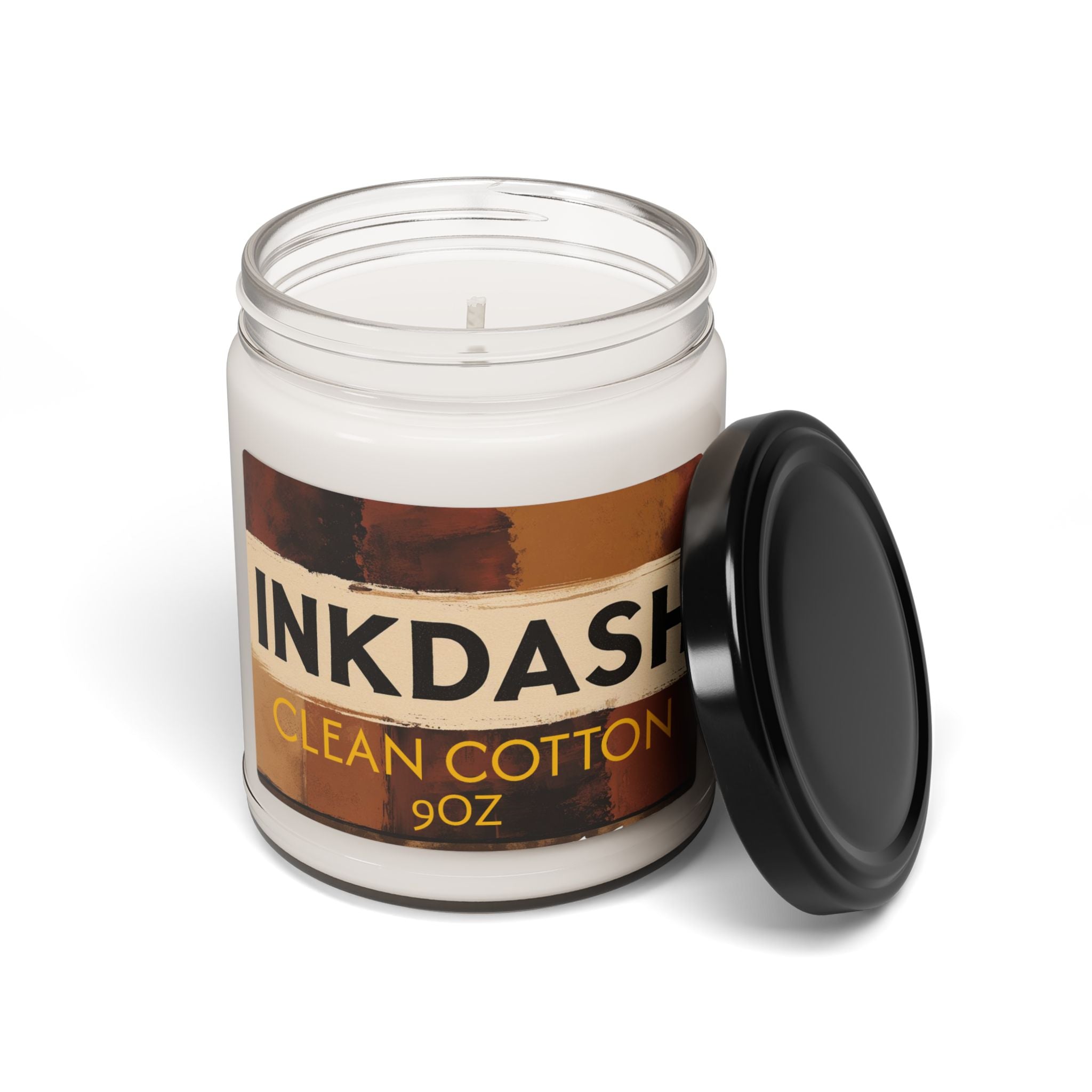 Clean Cotton Scented Soy Candle, Aromatherapy