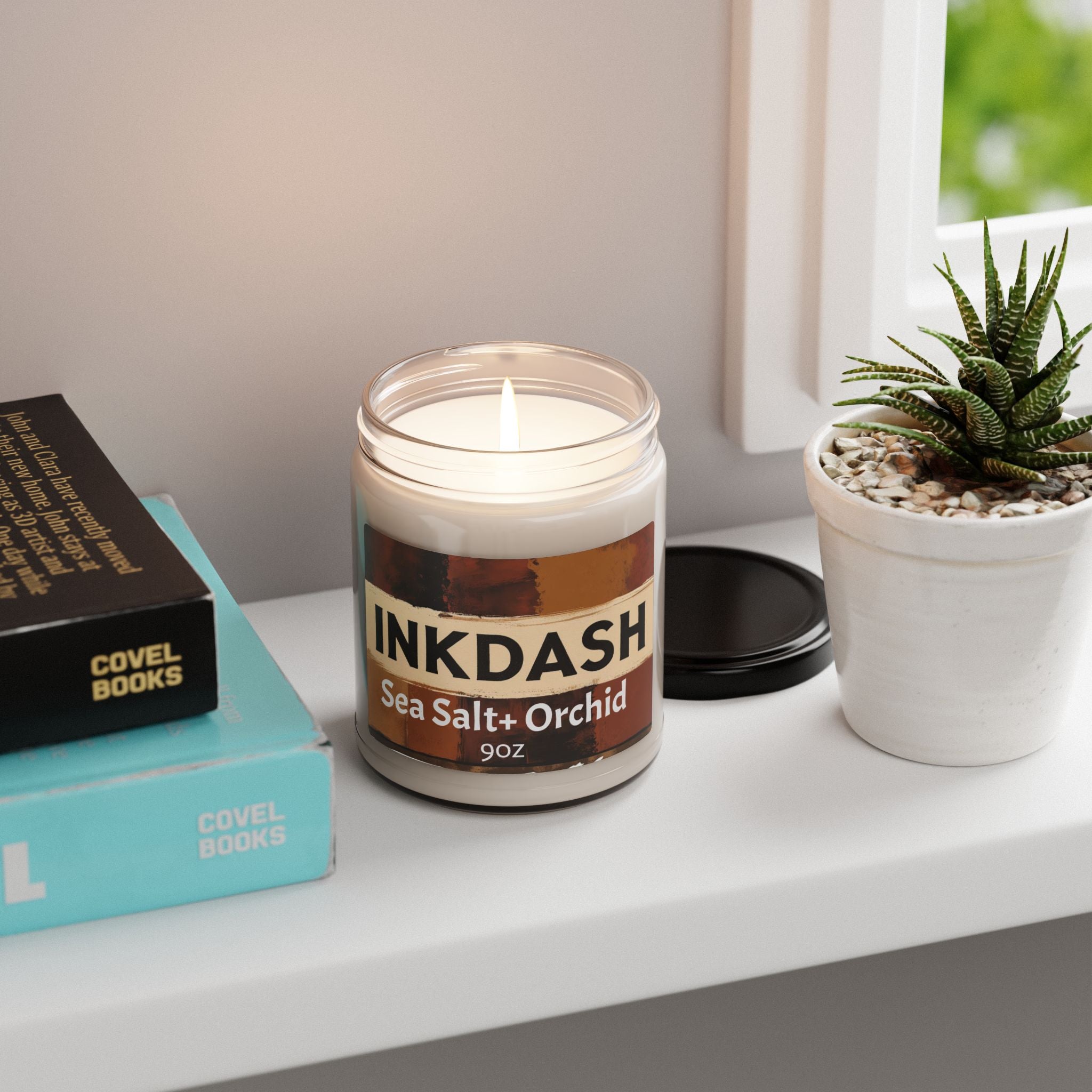 Sea Salt + Orchid Scented Candle