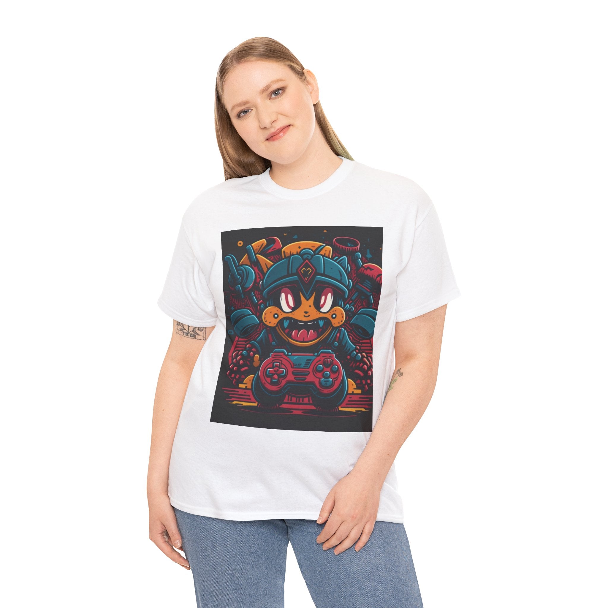 Retro Gamer Unisex Heavy Cotton Tee