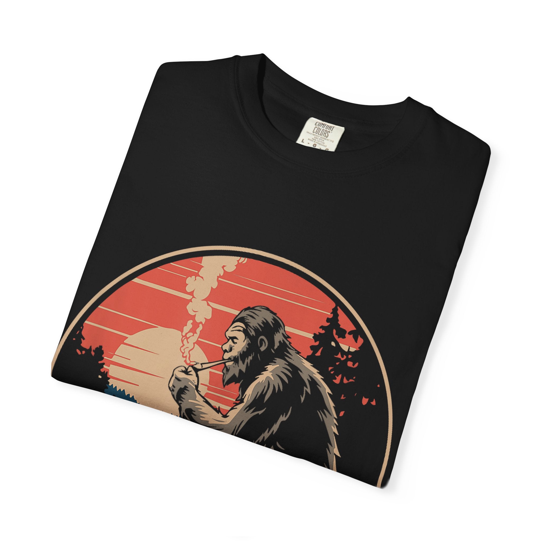 Unisex Bigfoot Sunset T-shirt,