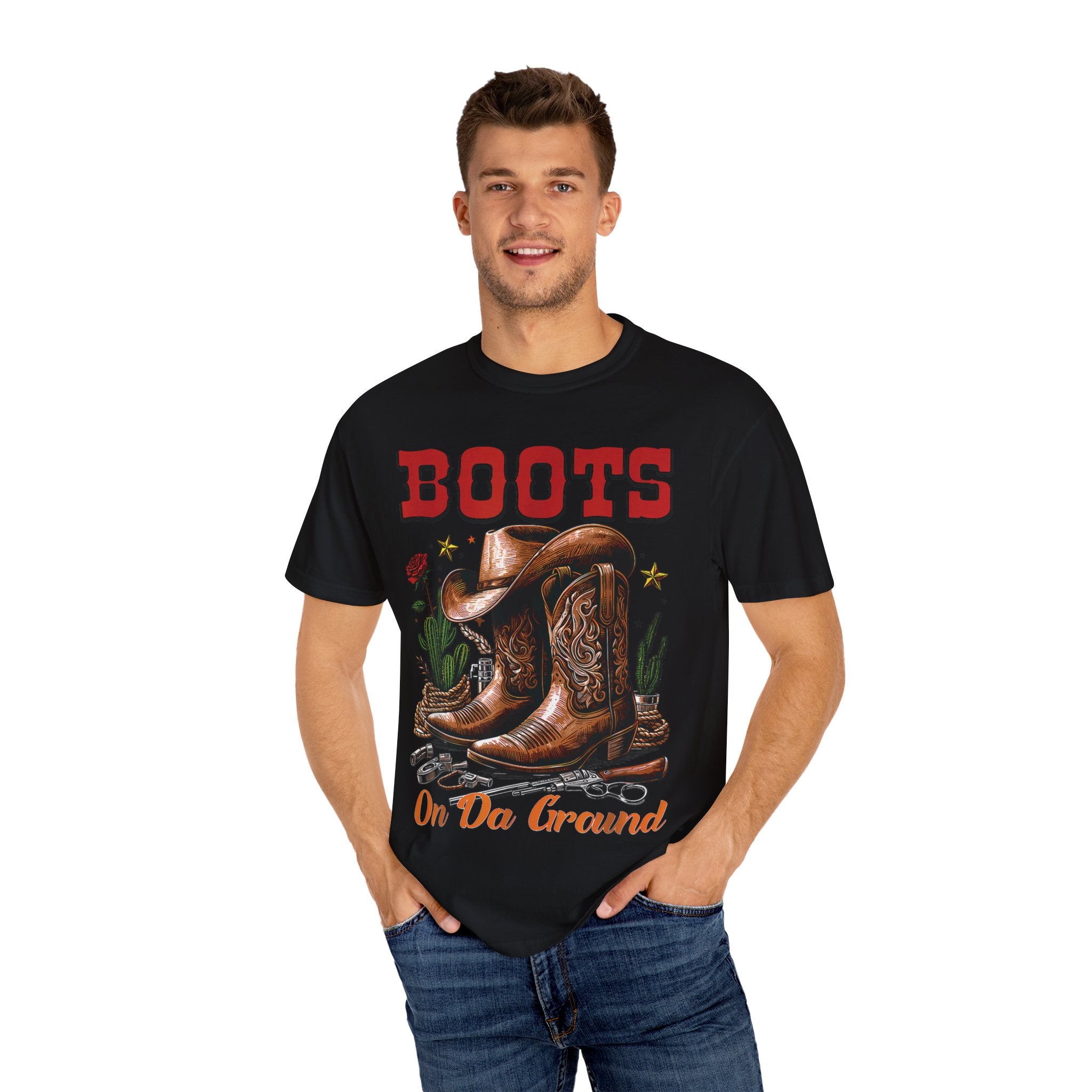 Rustic Cowboy Boots T-Shirt