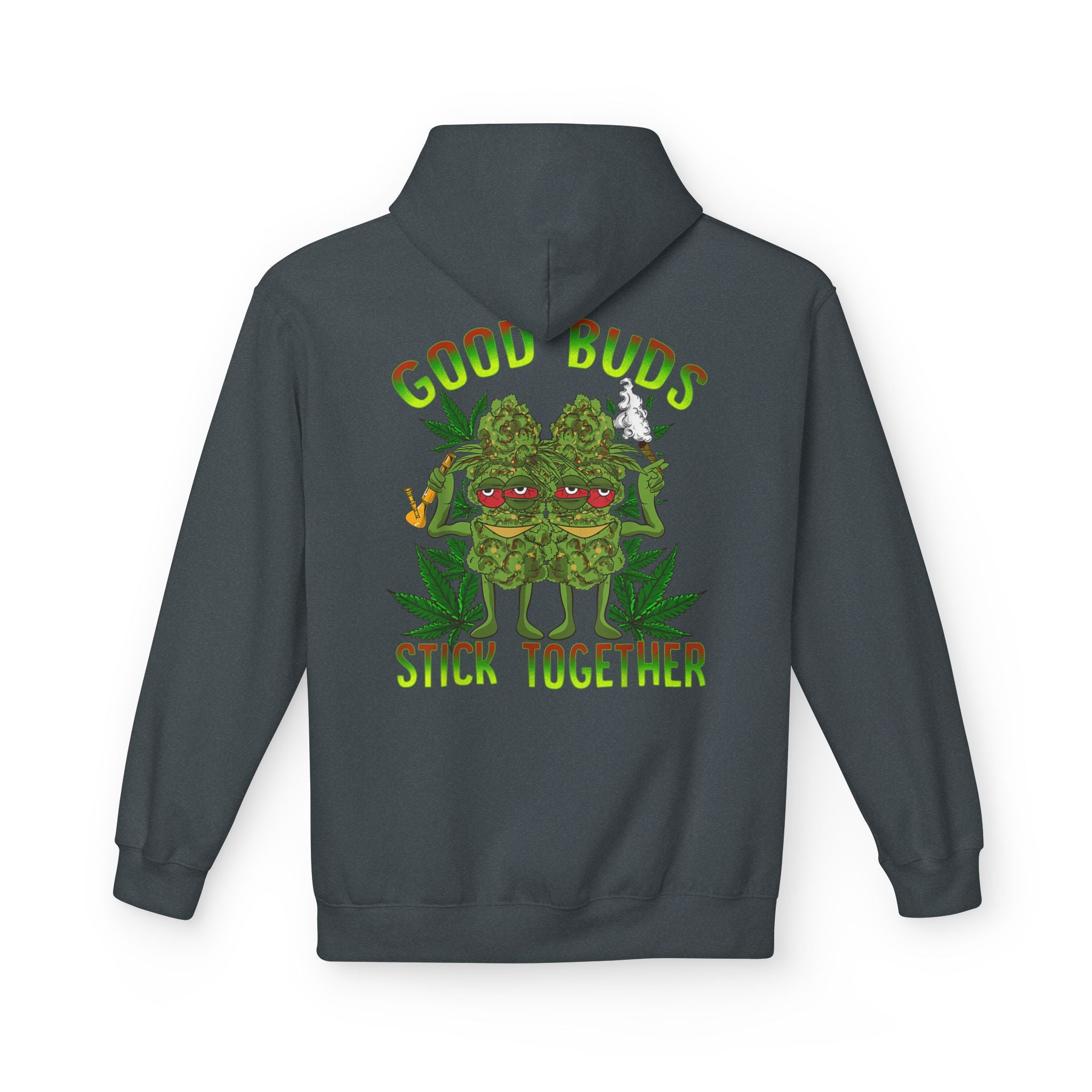 Cozy Artistic Fleece Hoodie with Minimalist Design