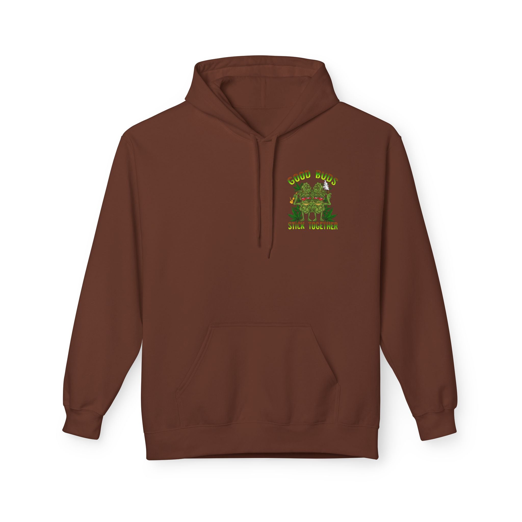 Cozy Artistic Fleece Hoodie with Minimalist Design