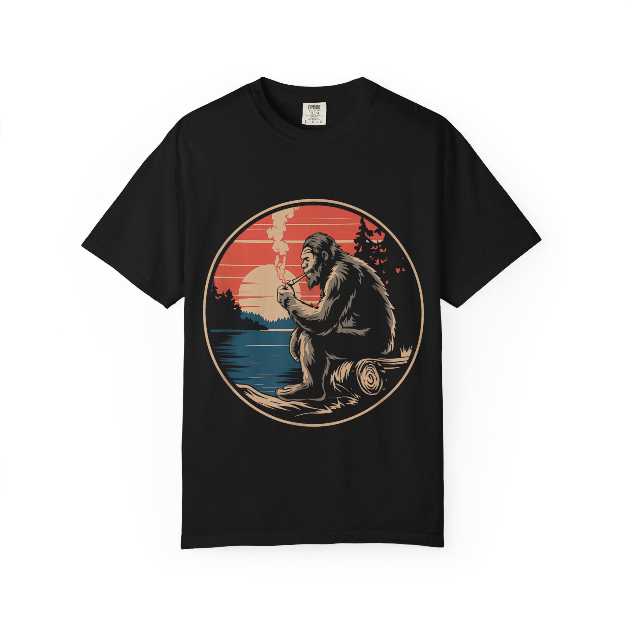 Unisex Bigfoot Sunset T-shirt,