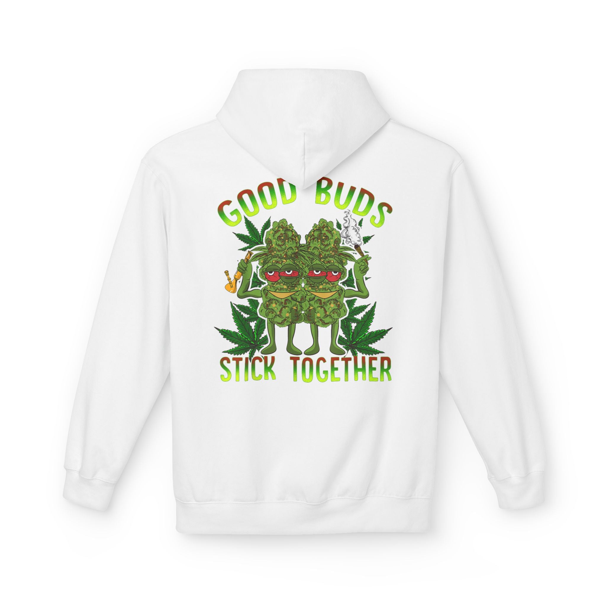 Cozy Artistic Fleece Hoodie with Minimalist Design
