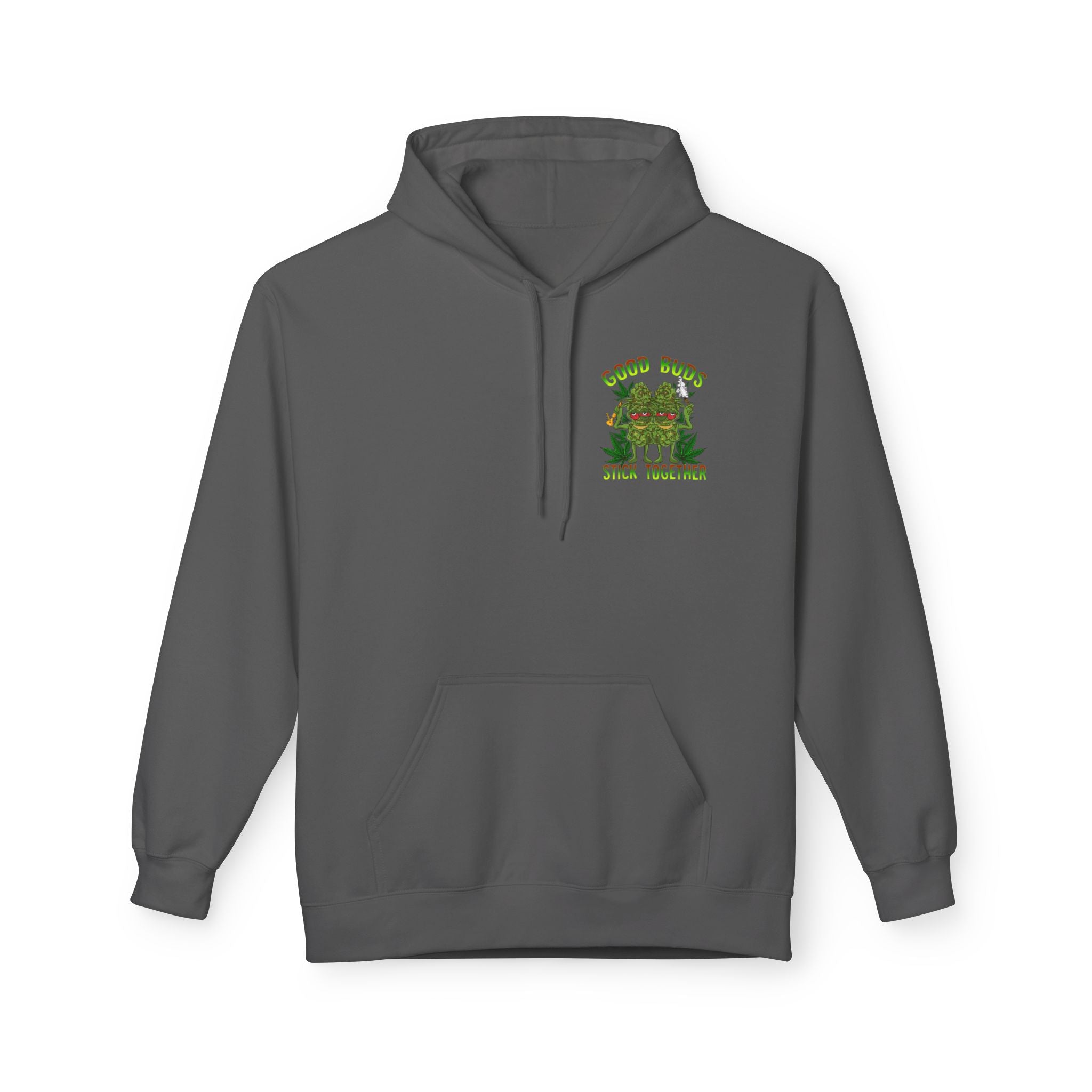 Cozy Artistic Fleece Hoodie with Minimalist Design