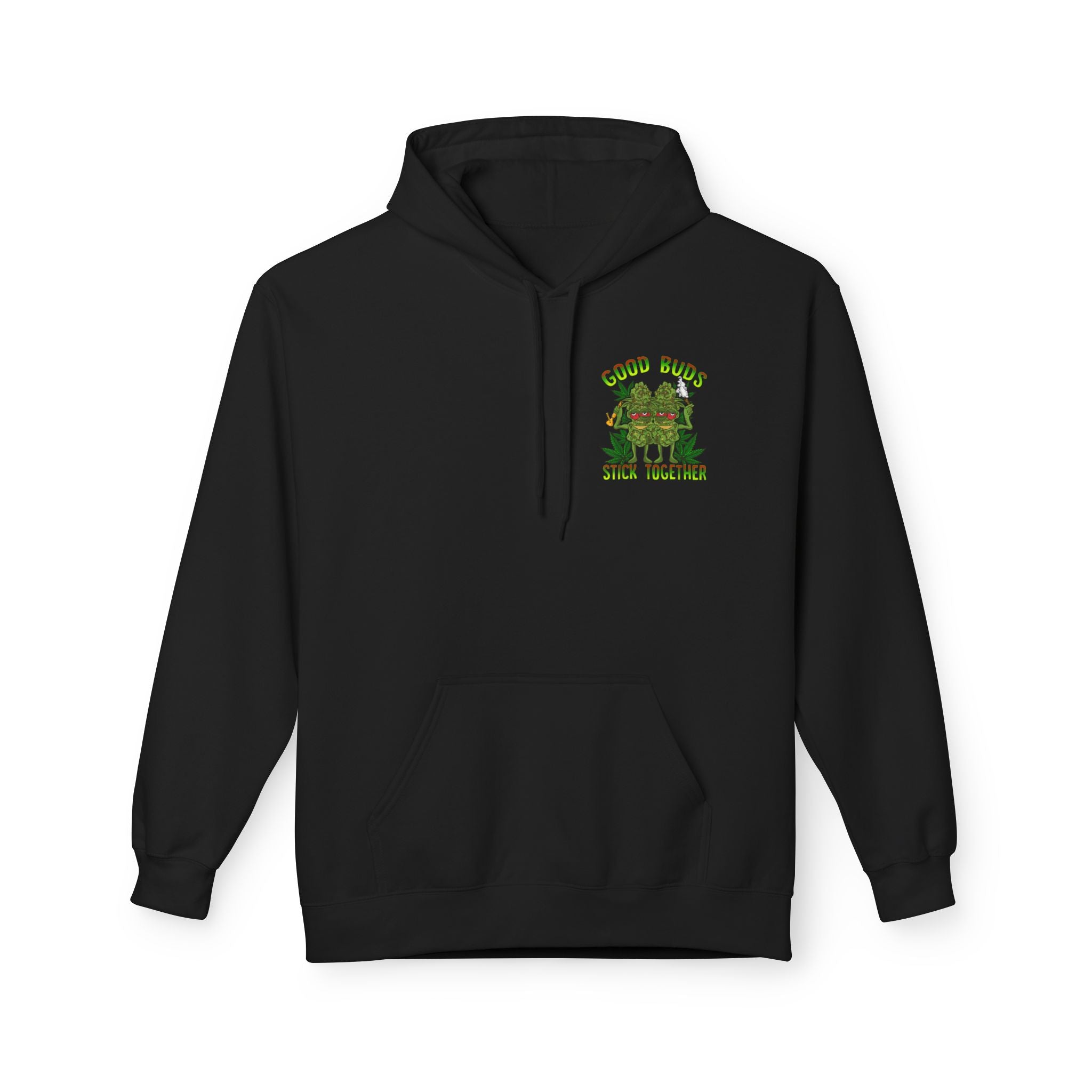 Cozy Artistic Fleece Hoodie with Minimalist Design