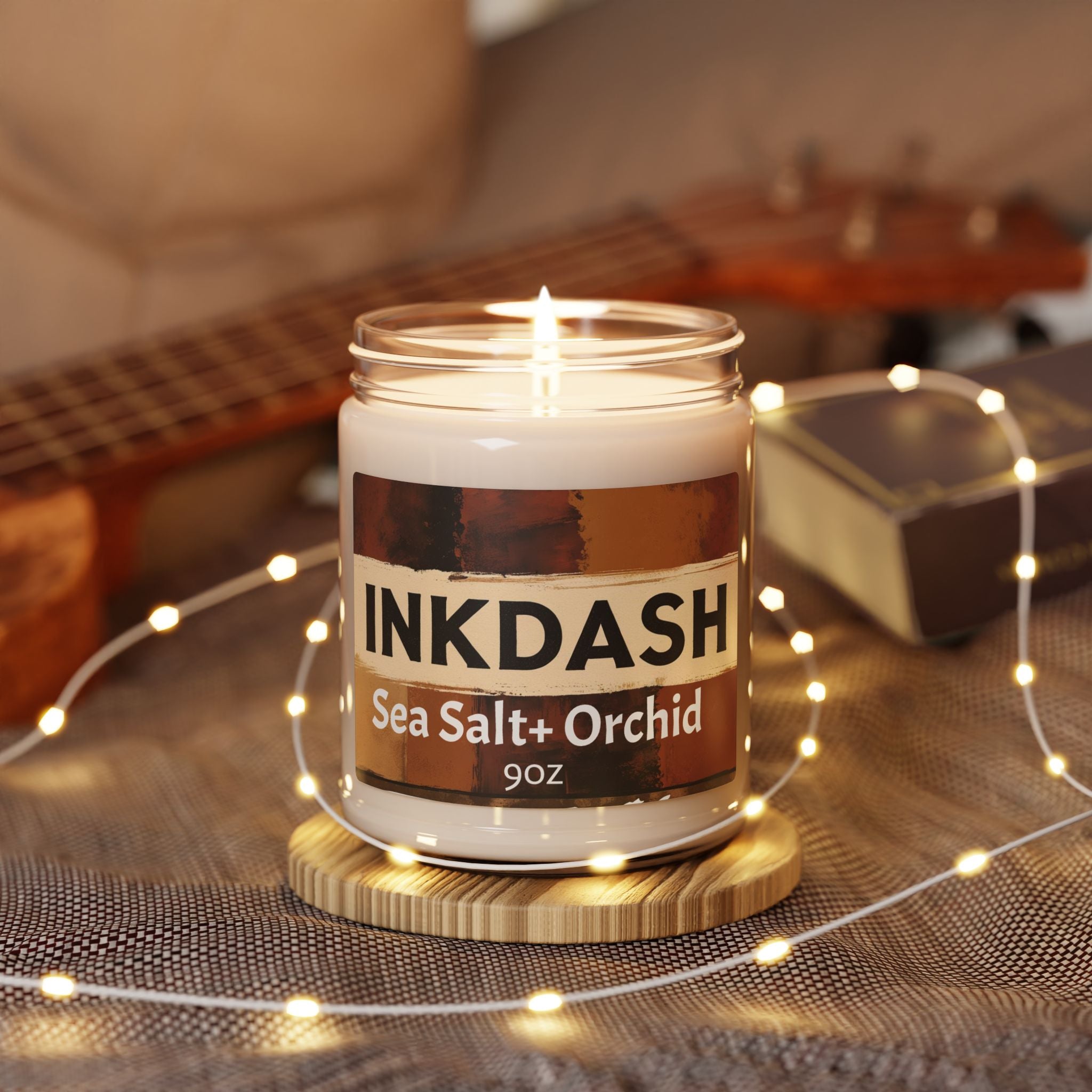 Sea Salt + Orchid Scented Candle