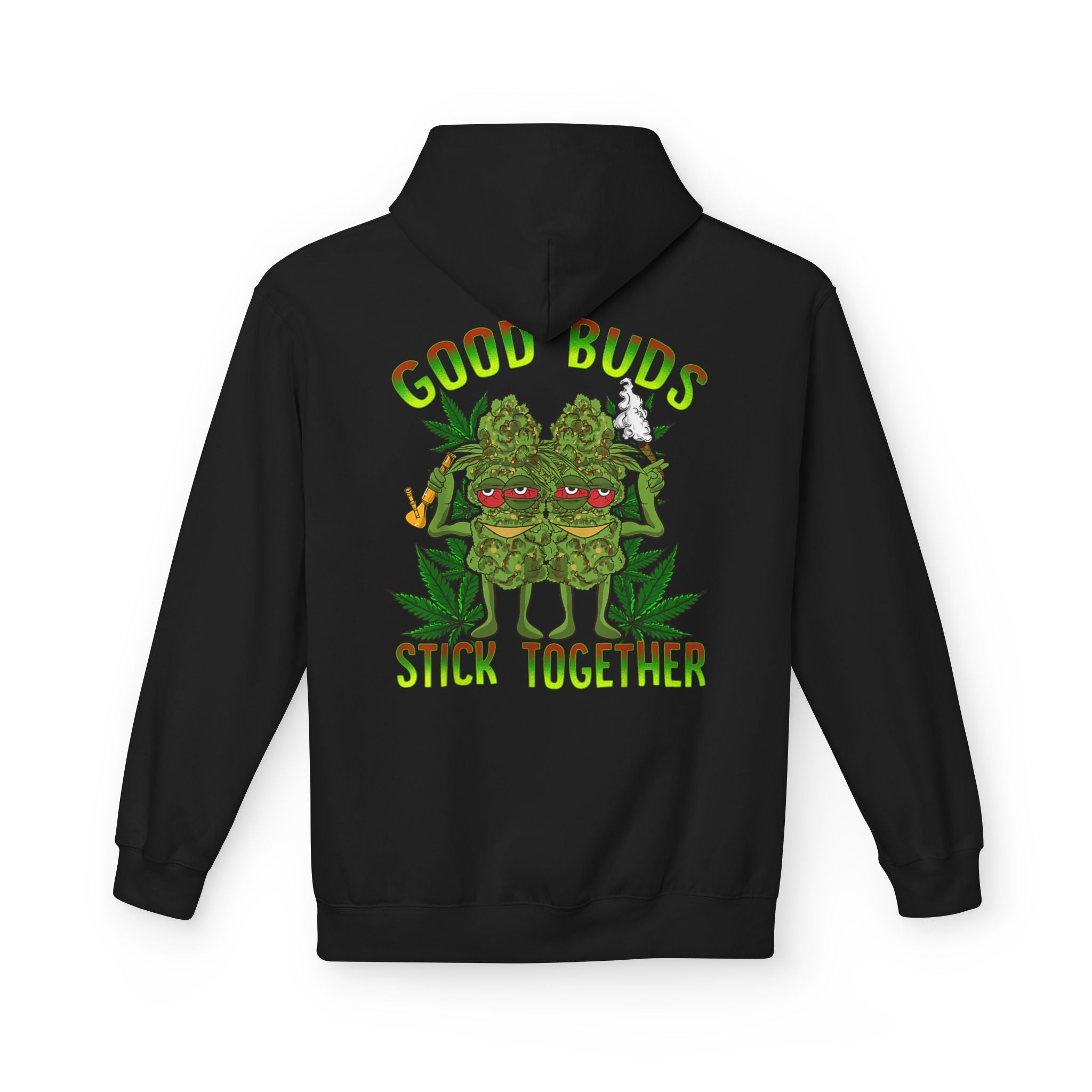 Cozy Artistic Fleece Hoodie with Minimalist Design