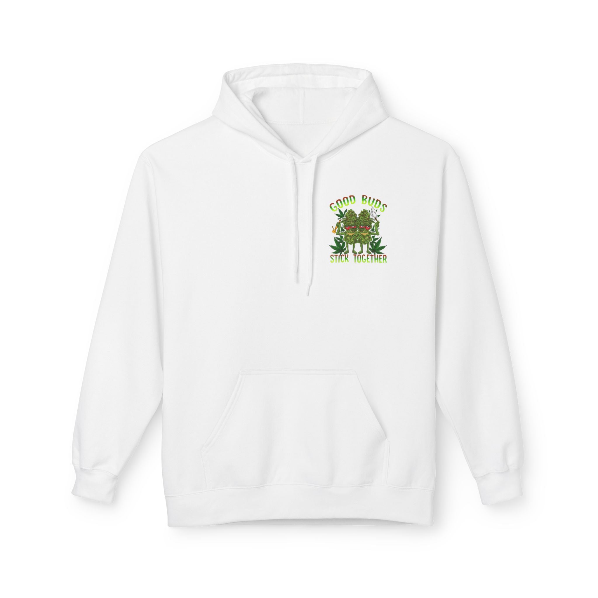 Cozy Artistic Fleece Hoodie with Minimalist Design