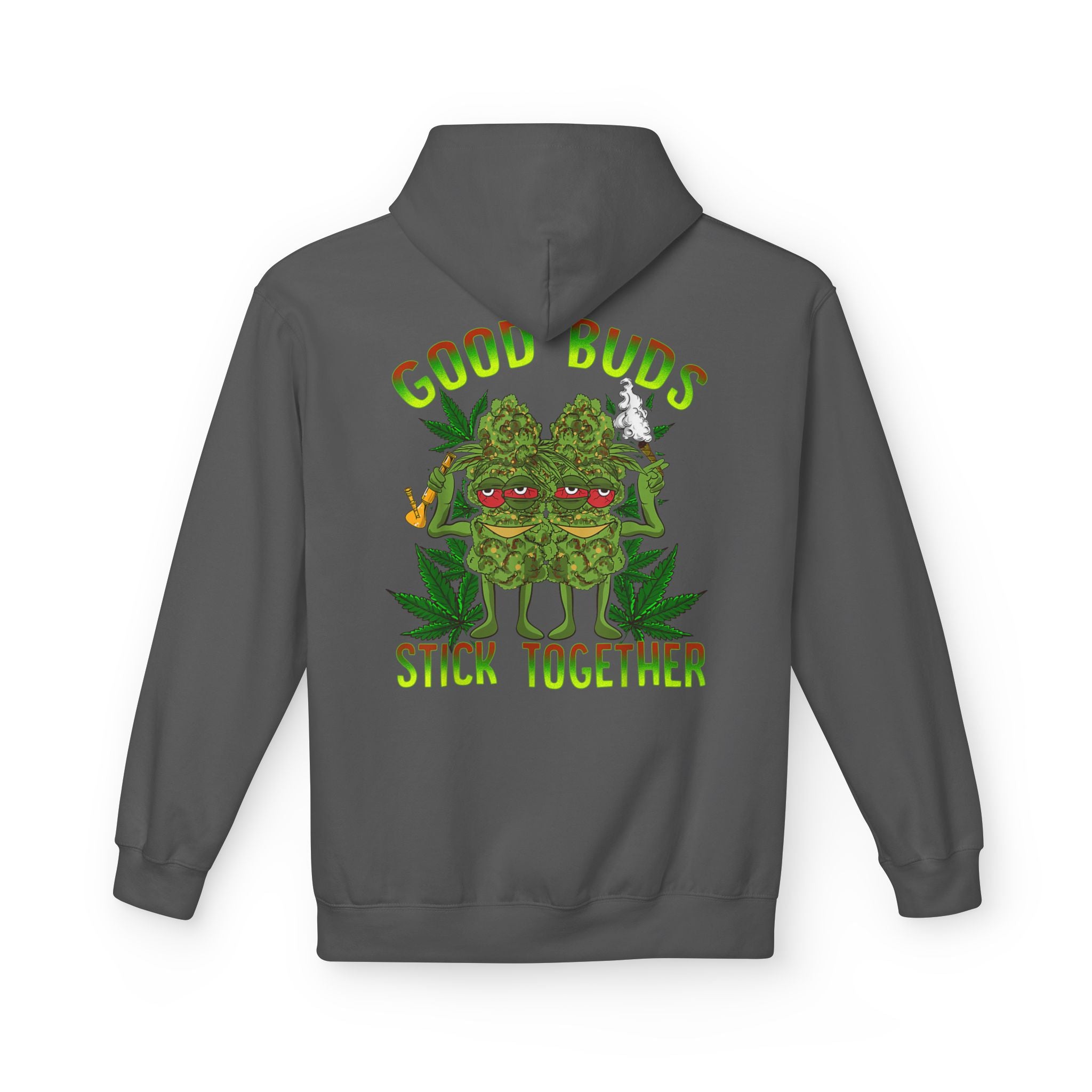 Cozy Artistic Fleece Hoodie with Minimalist Design