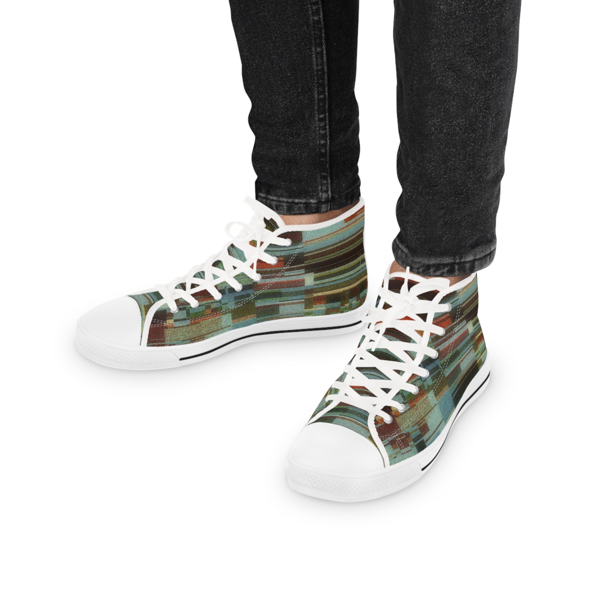 Urban Art High Top Sneakers for Men
