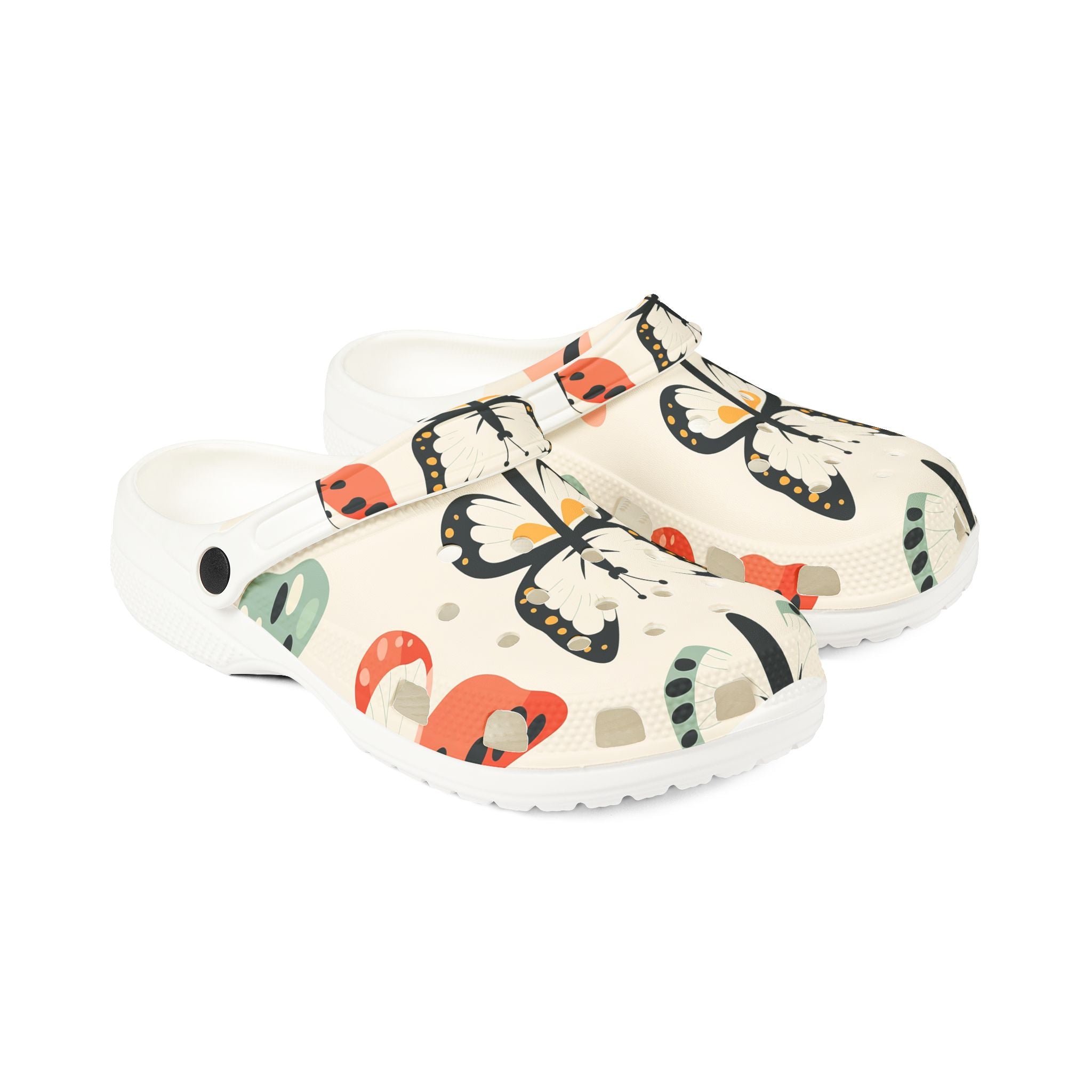 Butterfly Print EVA Foam Clogs