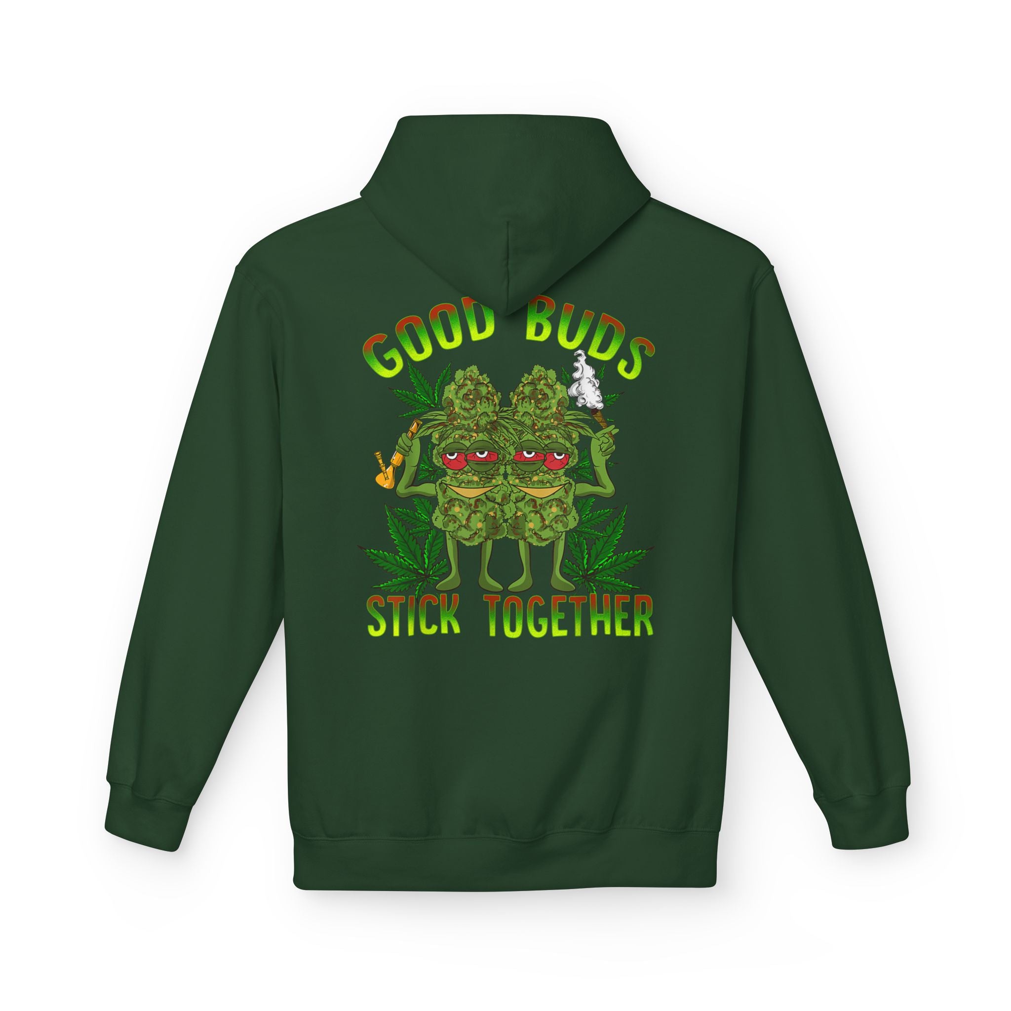 Cozy Artistic Fleece Hoodie with Minimalist Design
