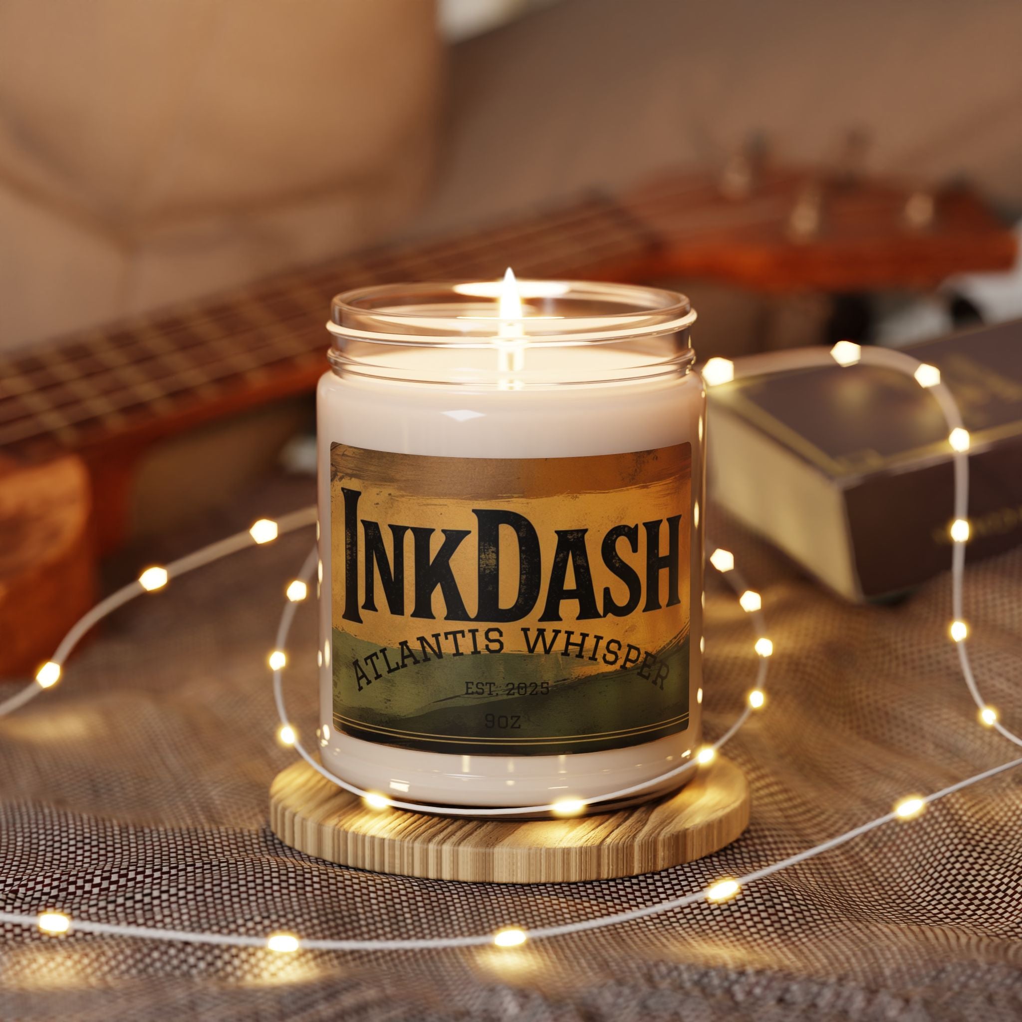 Scented Soy Candle - Atlantis Whisper, Aromatherapy