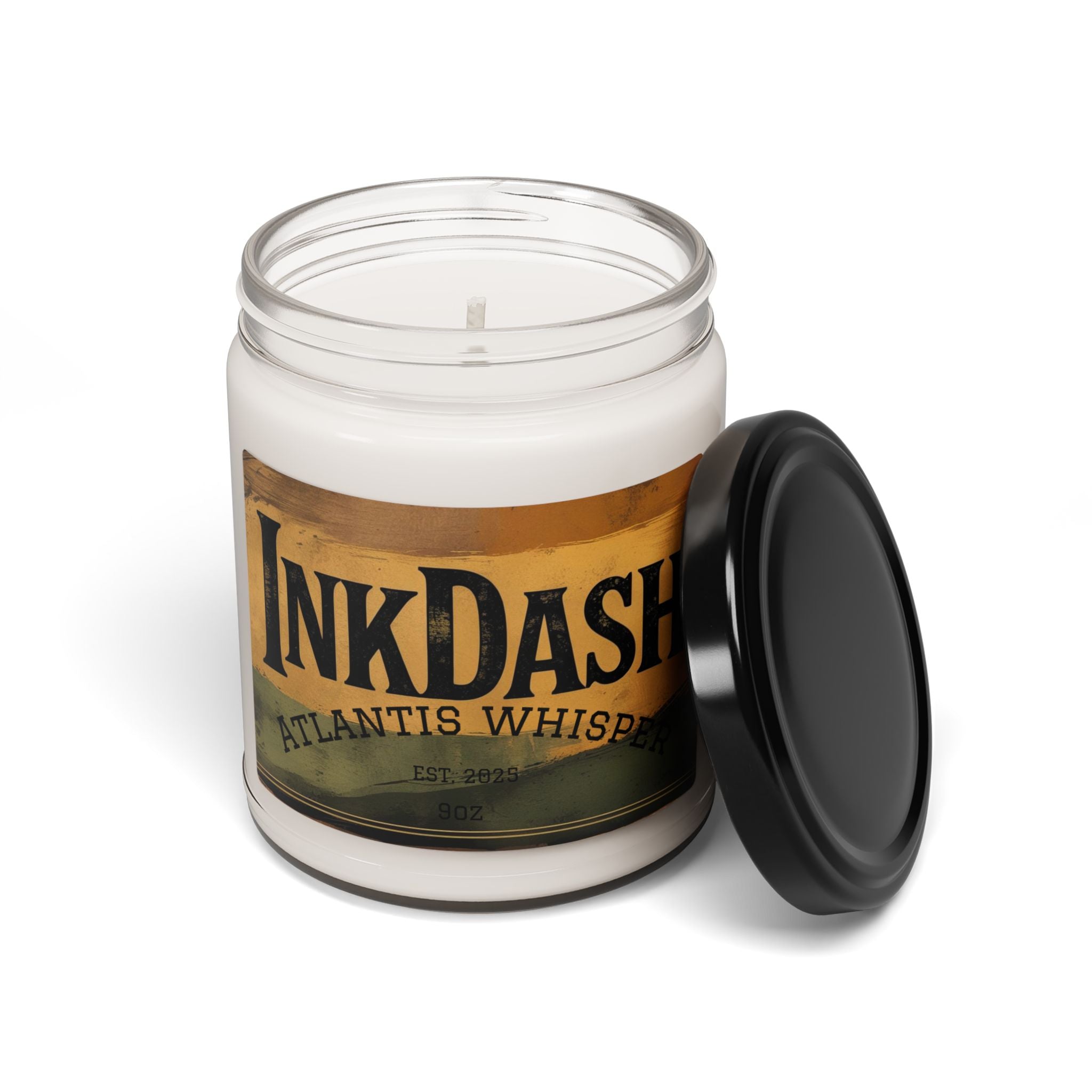 Scented Soy Candle - Atlantis Whisper, Aromatherapy